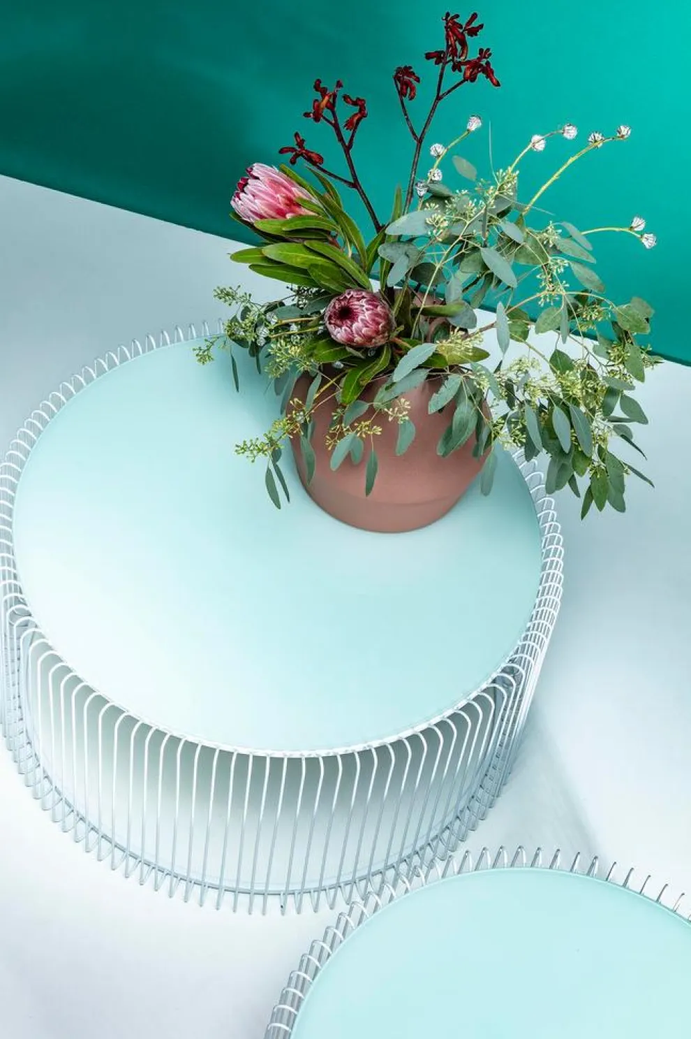 Salontafel Wire Wit (2-delig)