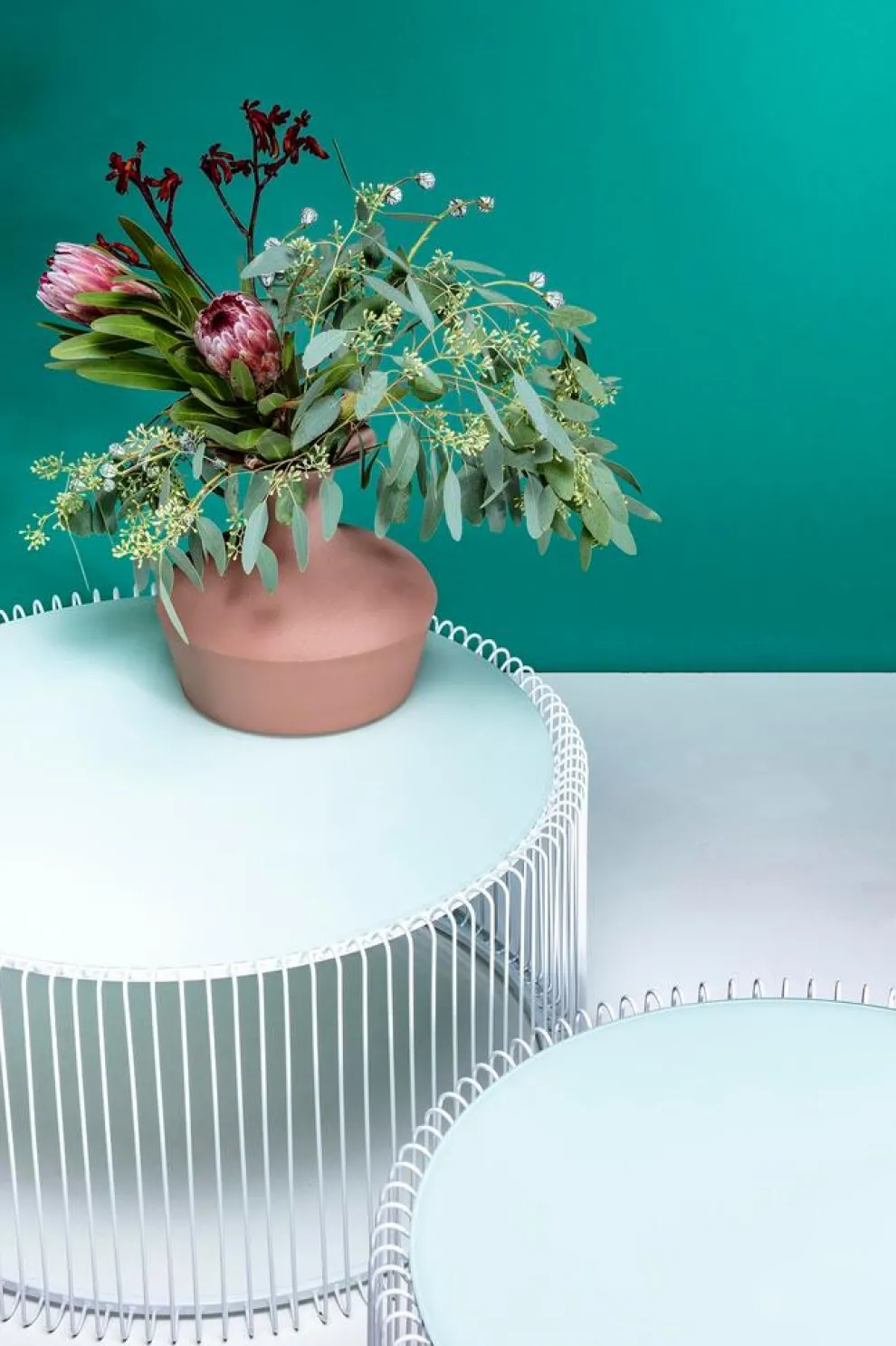 Salontafel Wire Wit (2-delig)