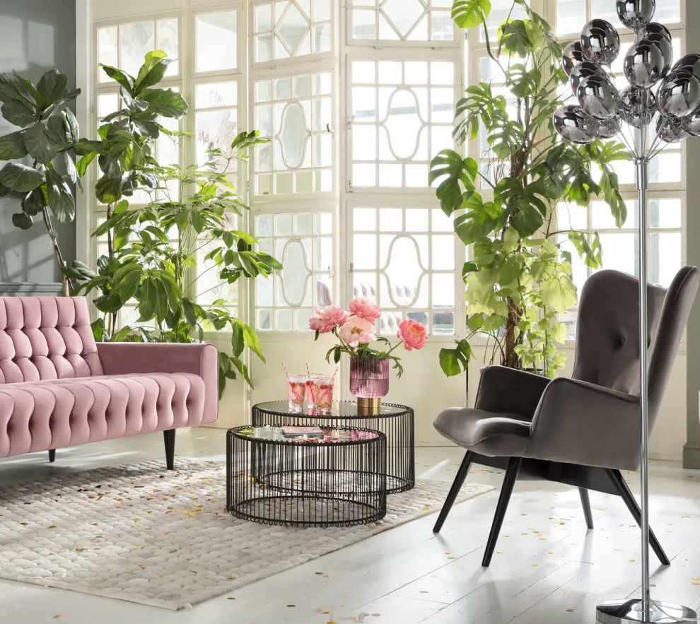 Salontafel Wire Zwart (2-delig)