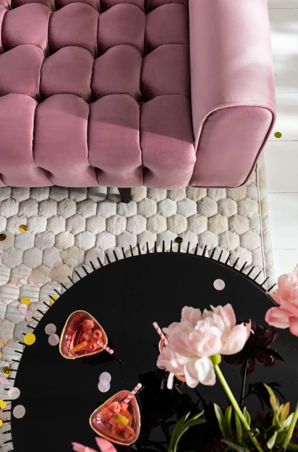 Salontafel Wire Zwart (2-delig)