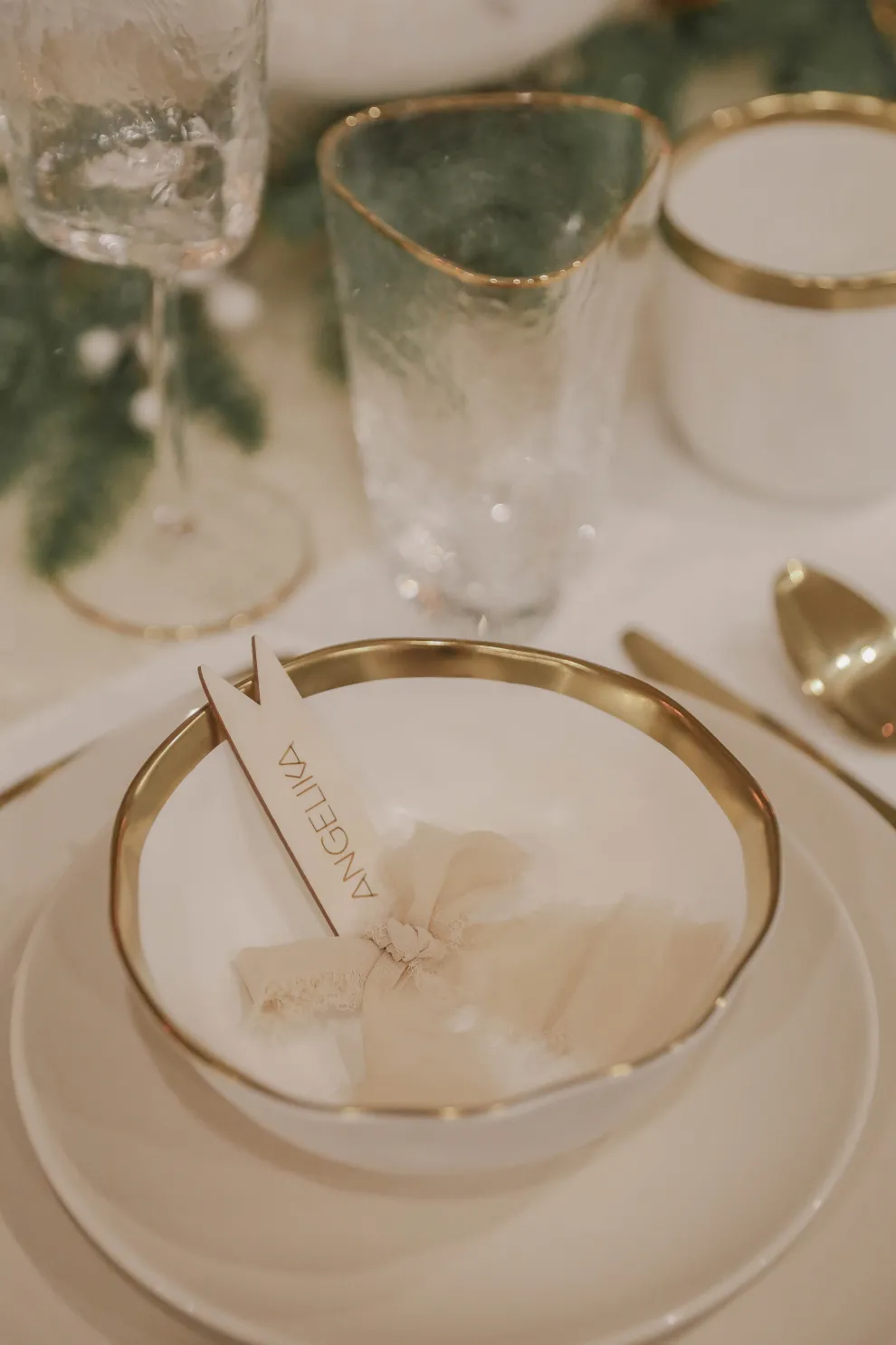 Schaal Bell Wit Ø15cm