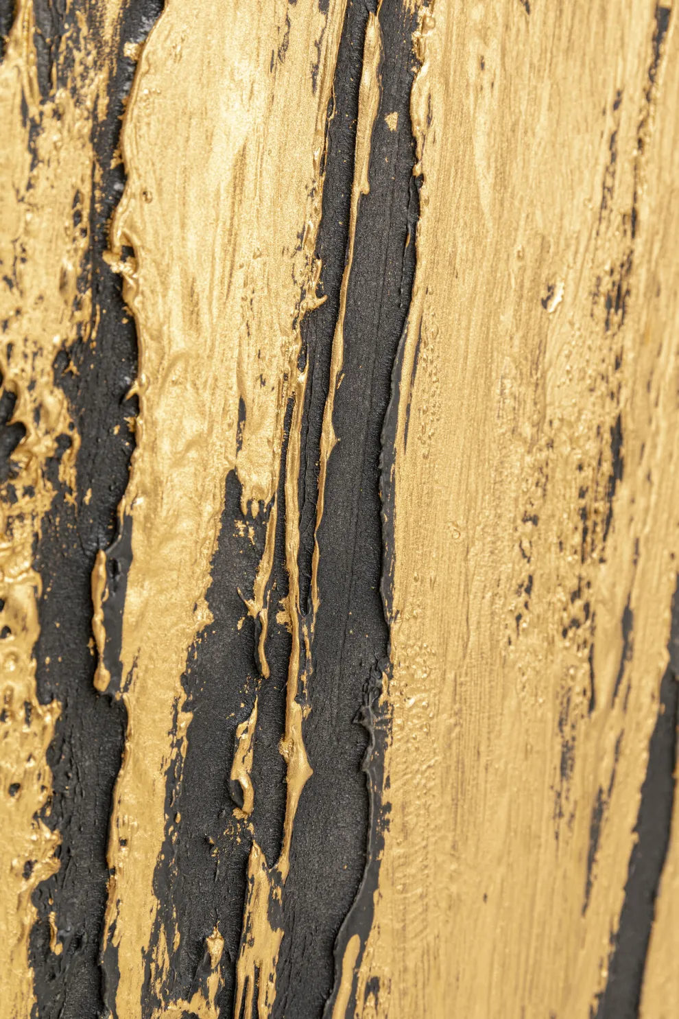 Schilderij Abstract Zwart 80x120cm