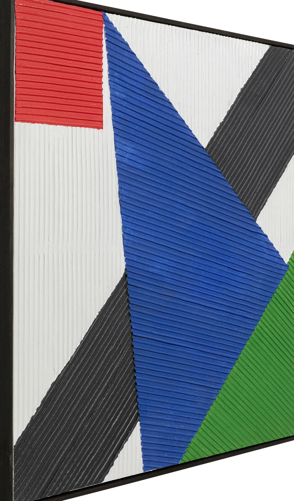 Schilderij Art Triangles Blue 100x100cm