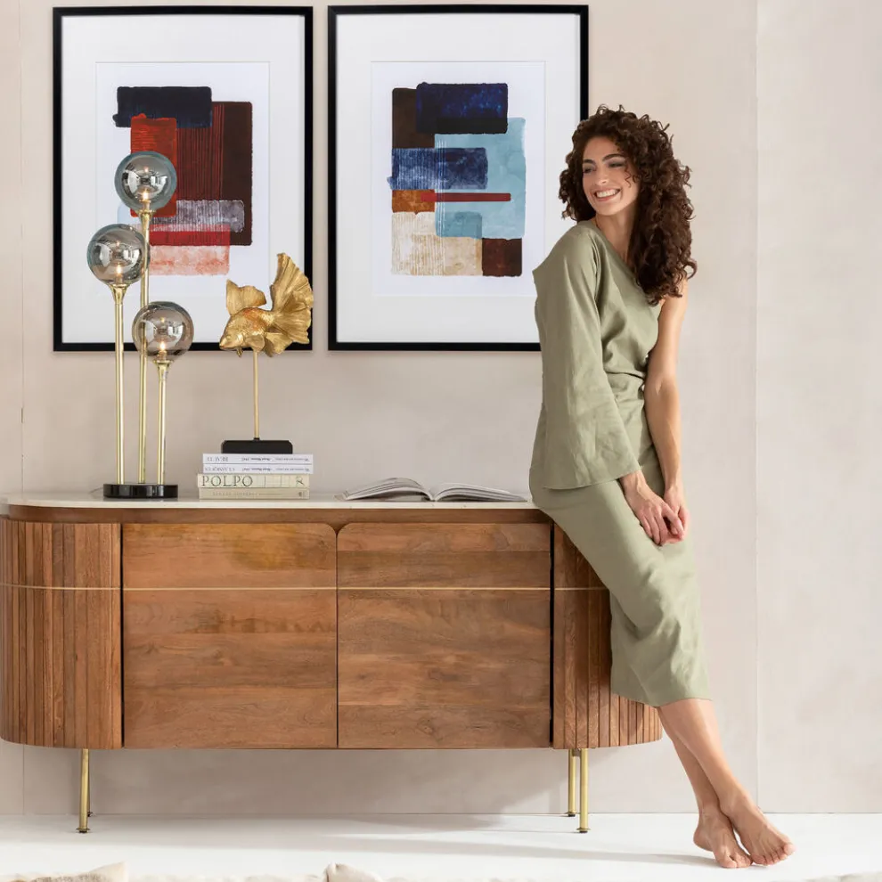 Schilderij Box Back Red 60x80cm