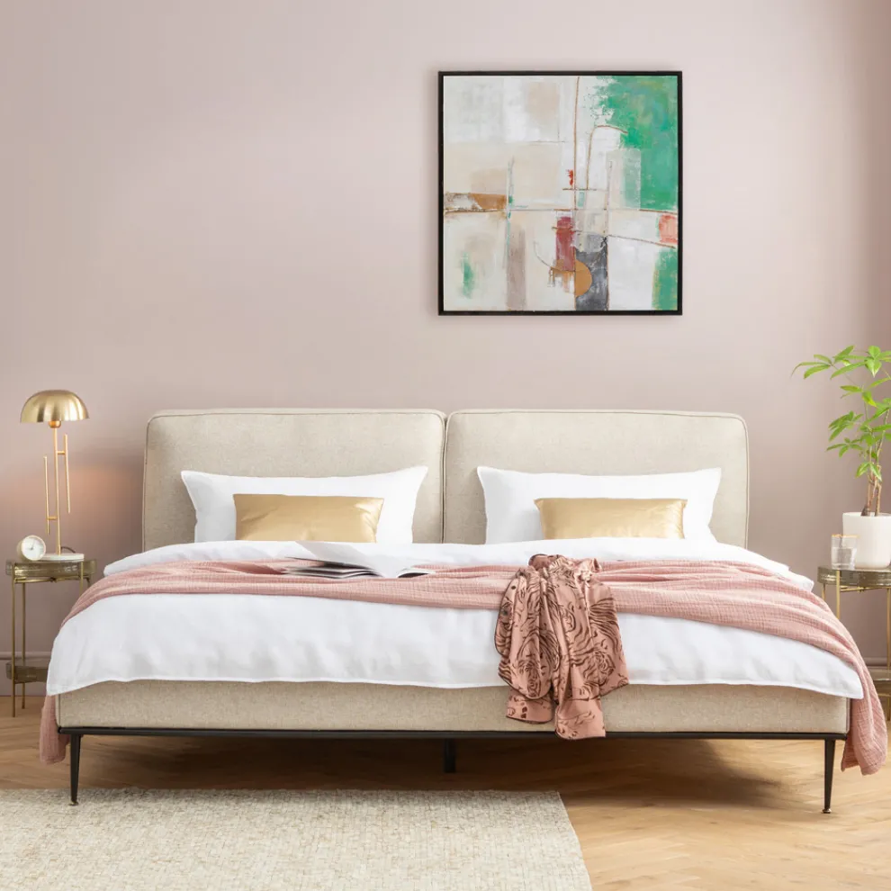 Schilderij Dust Green 120x120cm