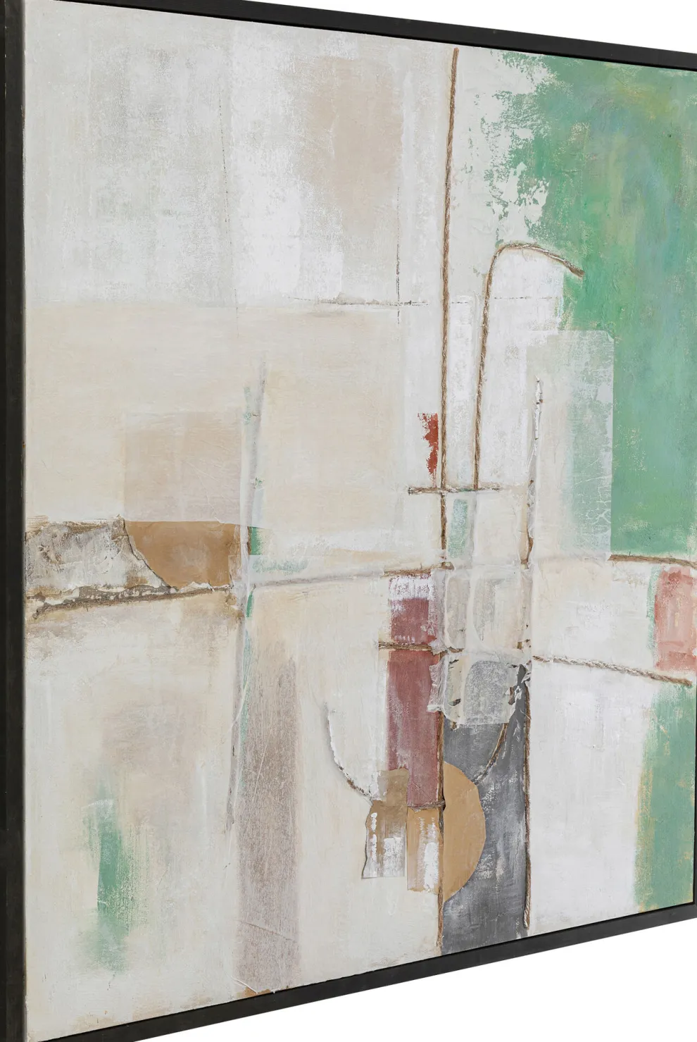 Schilderij Dust Green 120x120cm