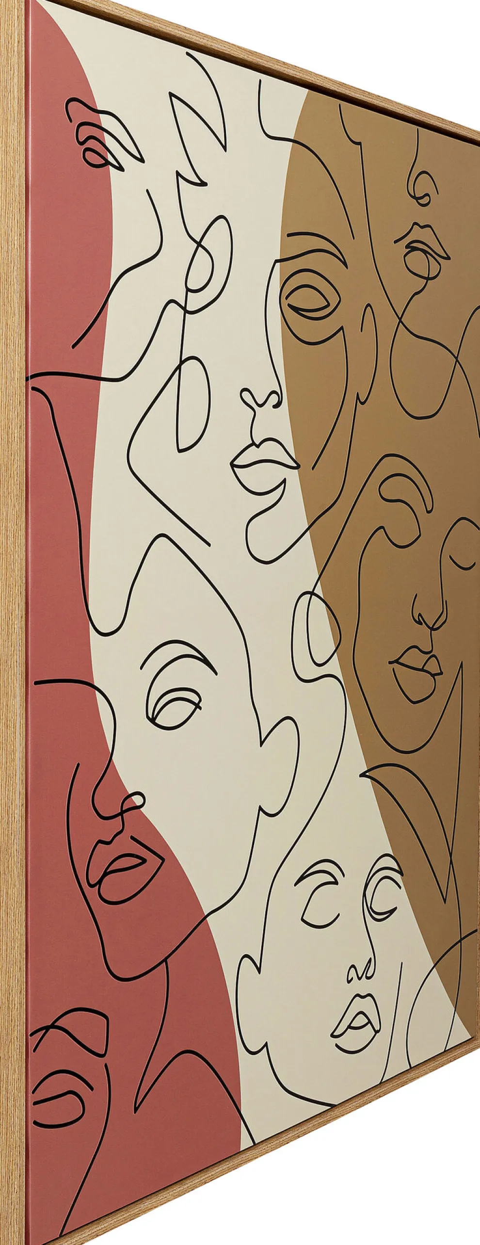 Schilderij Faccia Arte Tri Colore 90x120cm