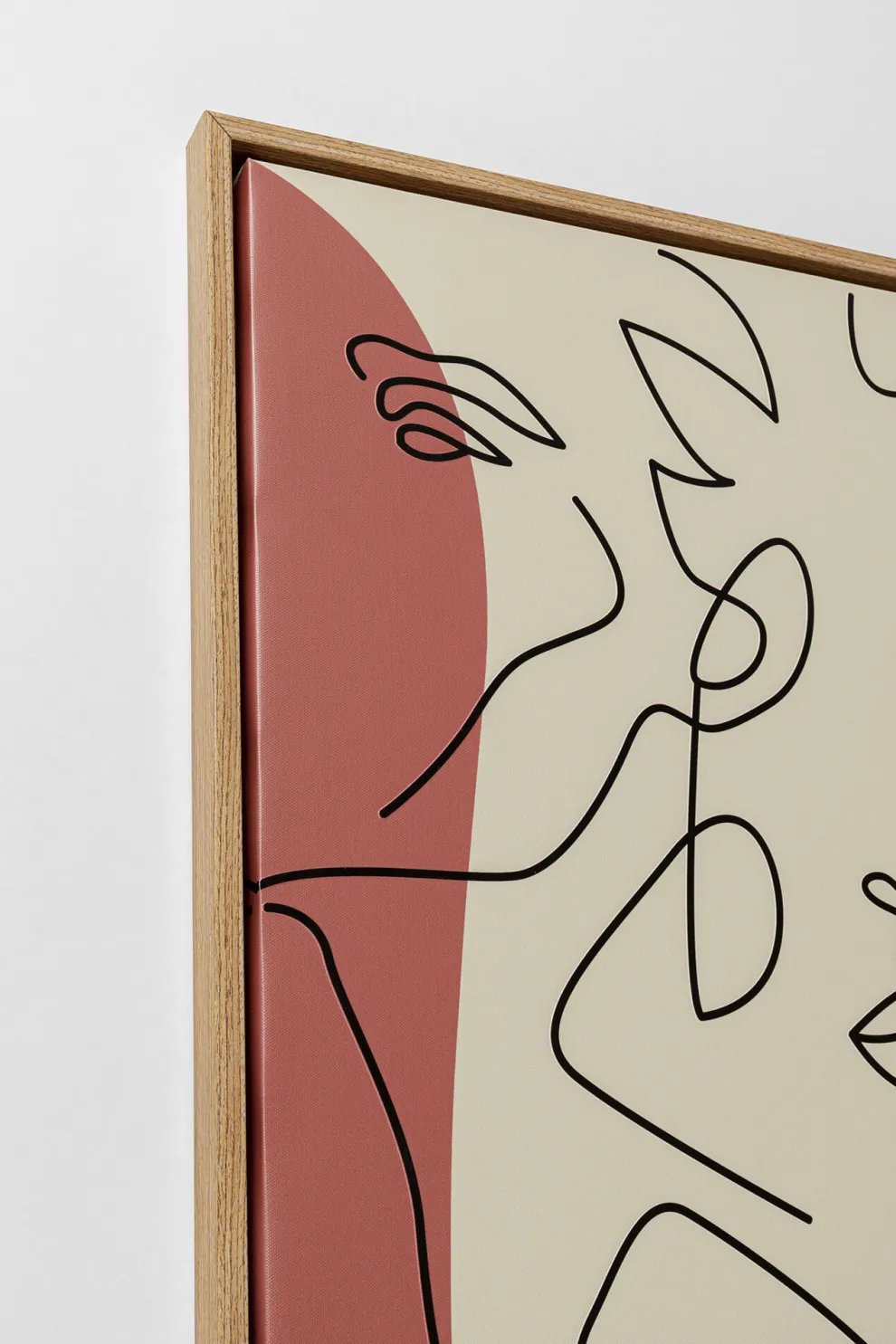 Schilderij Faccia Arte Tri Colore 90x120cm