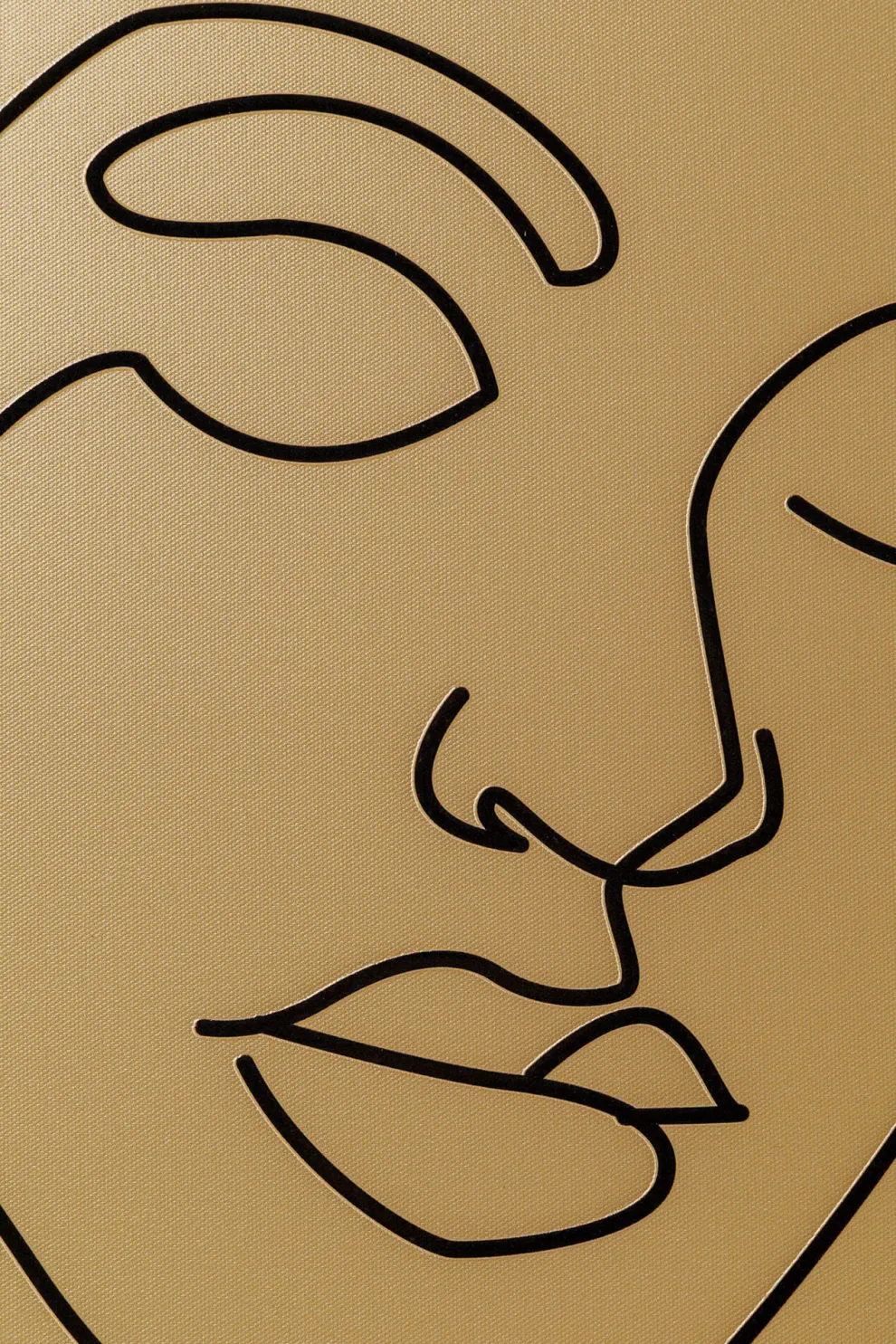 Schilderij Faccia Arte Tri Colore 90x120cm