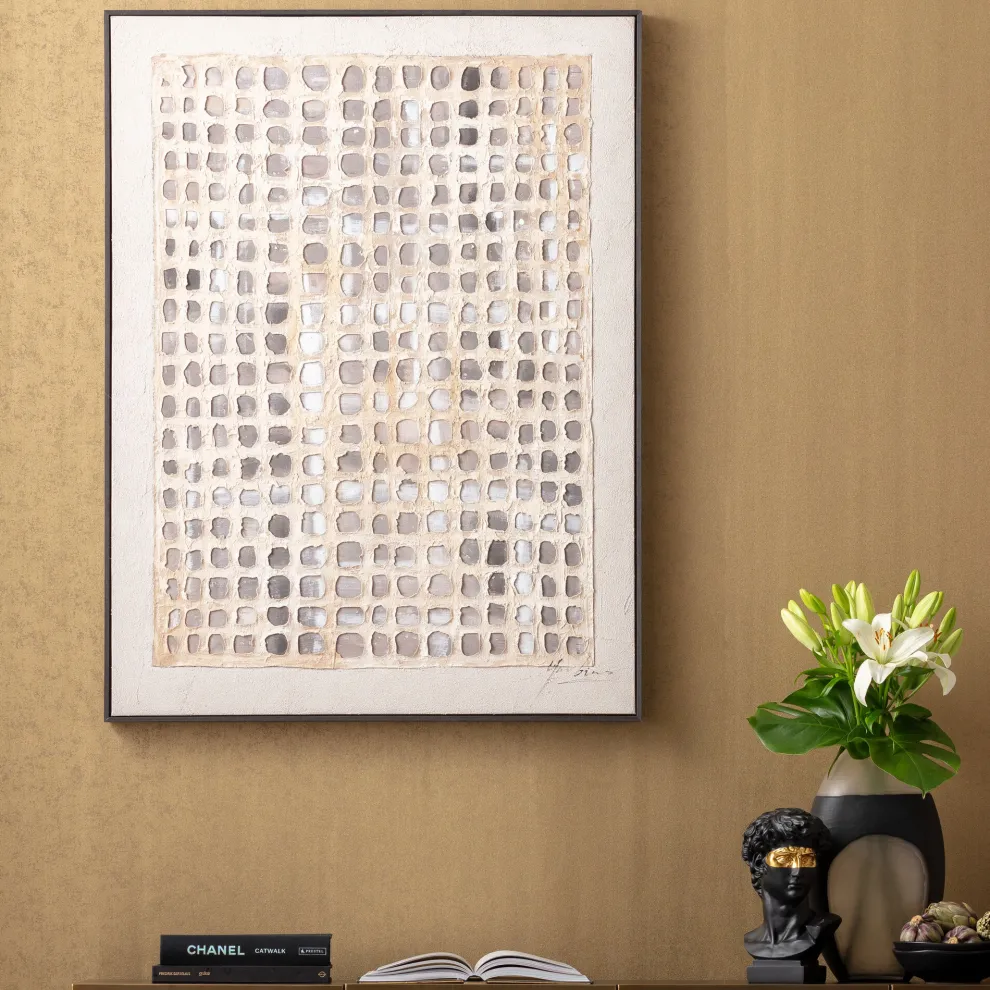 Schilderij Glitter Curtain 120x90cm