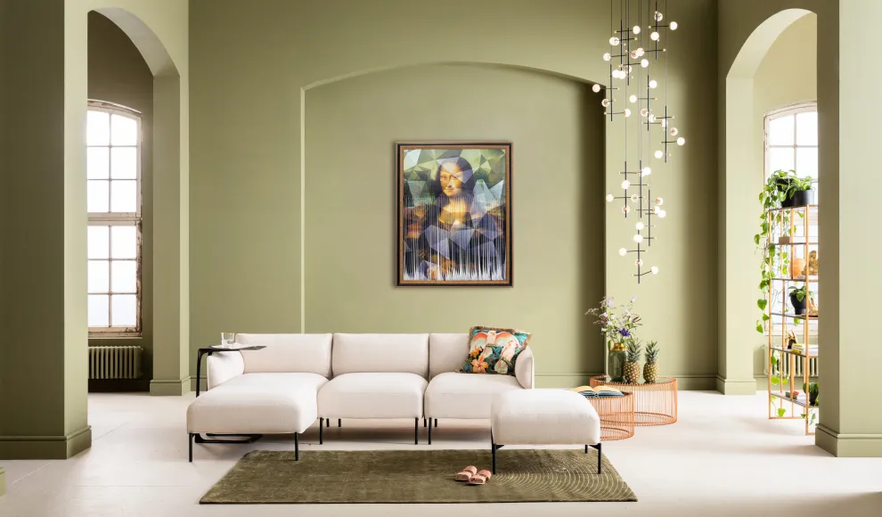 Schilderij Ma-de-moi-selle Lisa 130x163cm