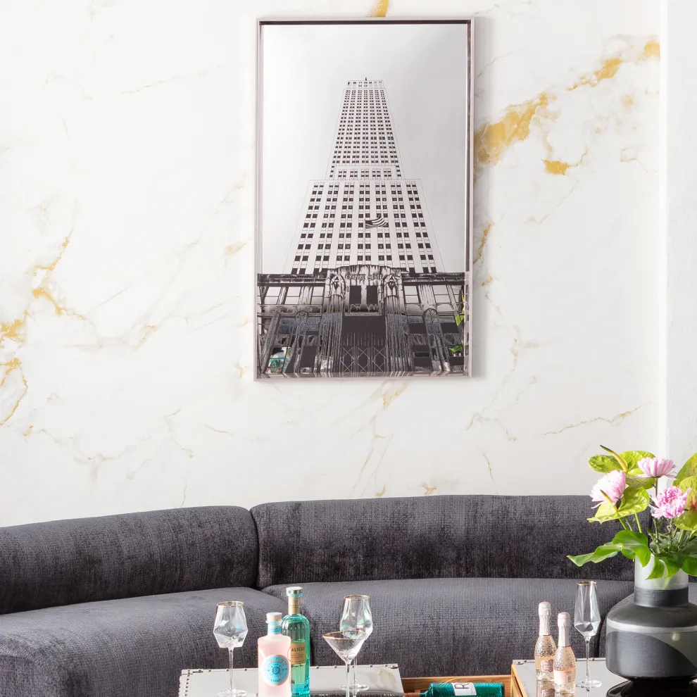 Schilderij Met Lijst Empire State Mirror 77x130cm
