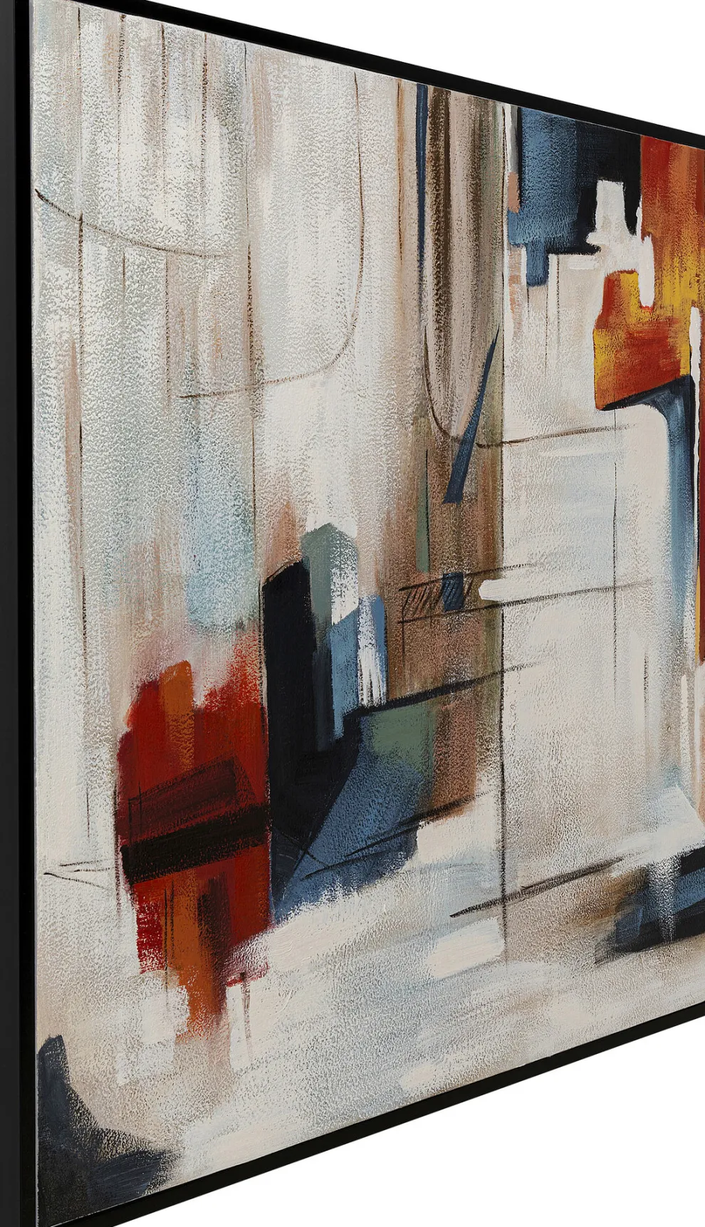 Schilderij Met Lijst Visione Oblinquo 100x100cm