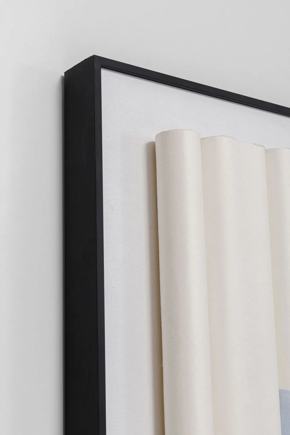 Schilderij Shadow Skyline Blue 160x60cm