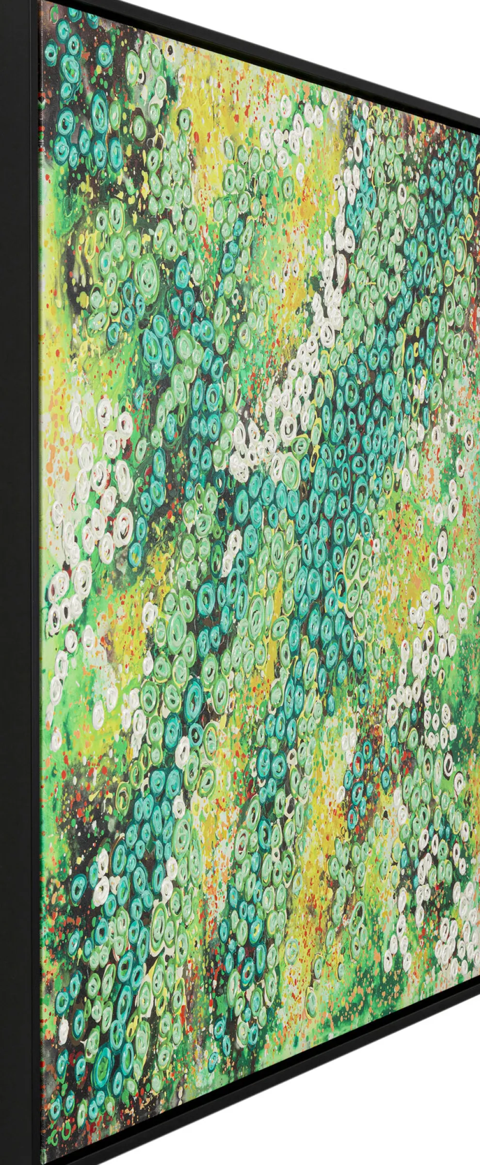 Schilderij Top View Green 100x100cm