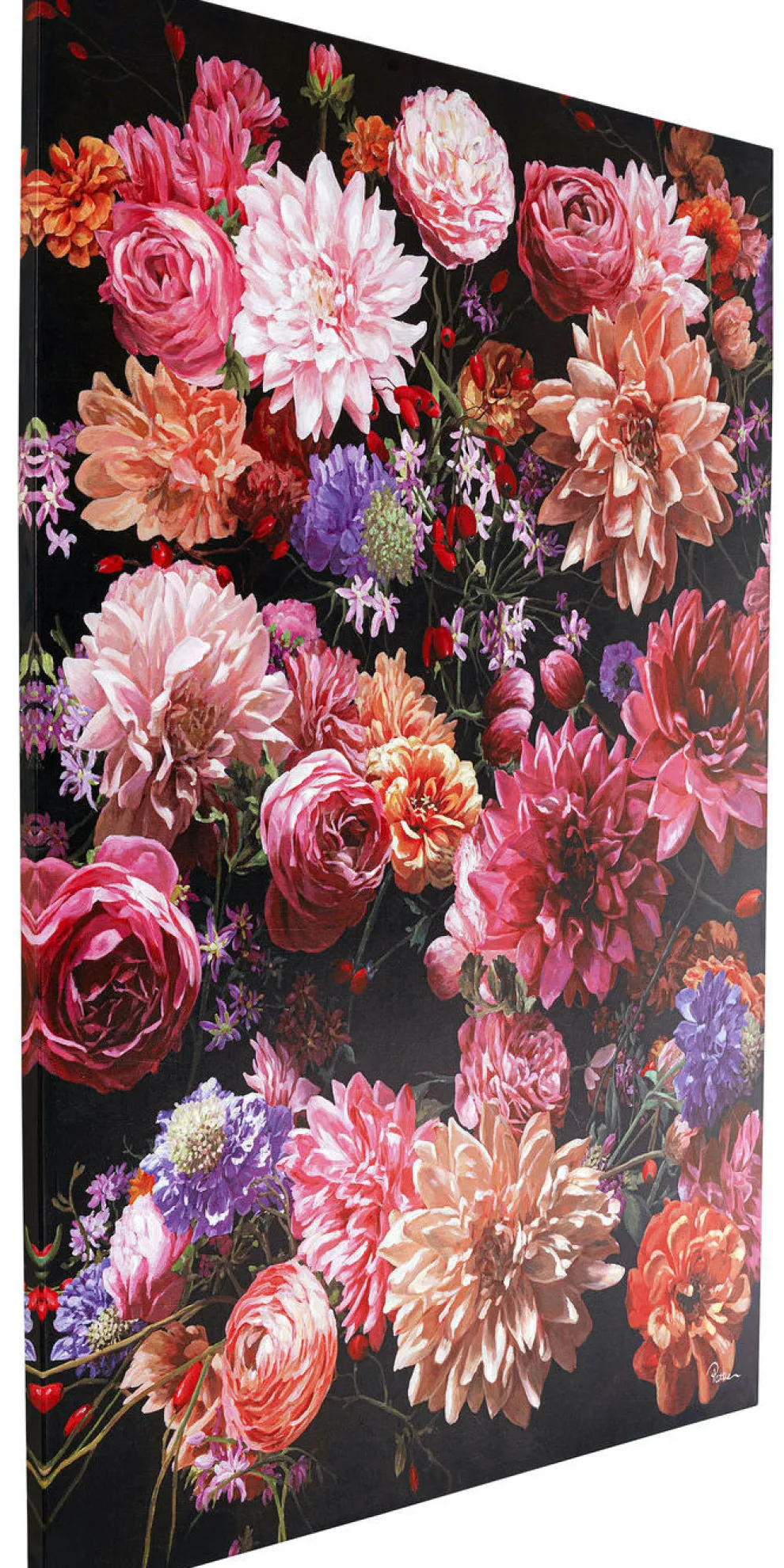 Schilderij Touched Flower Bouquet 200x140cm