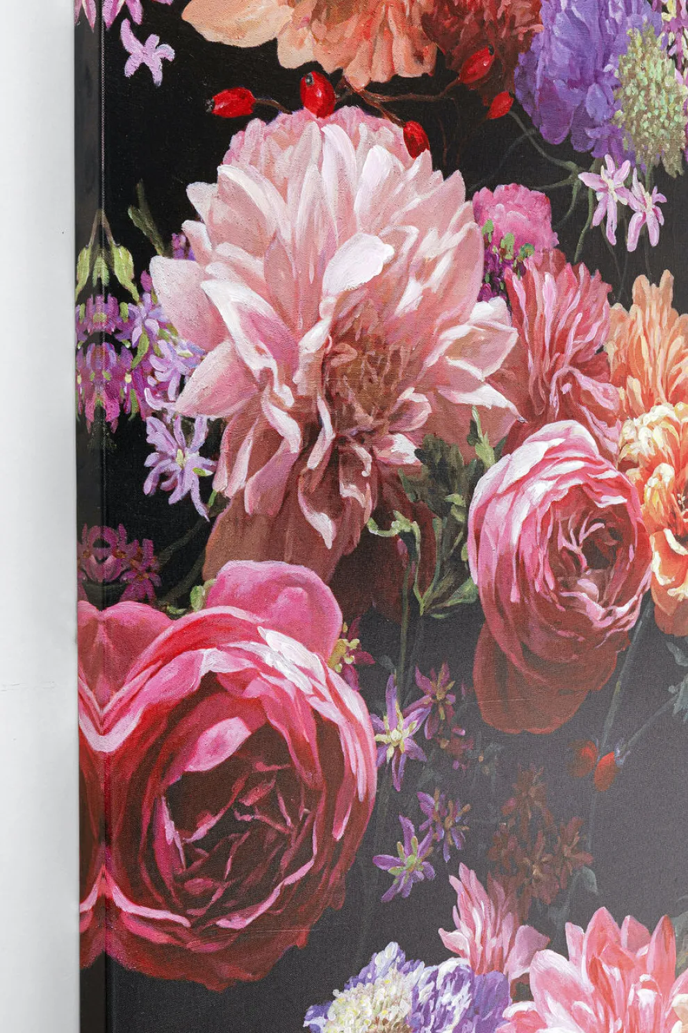 Schilderij Touched Flower Bouquet 200x140cm