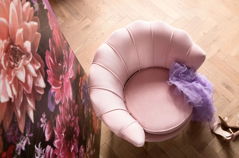 Schilderij Touched Flower Bouquet 200x140cm