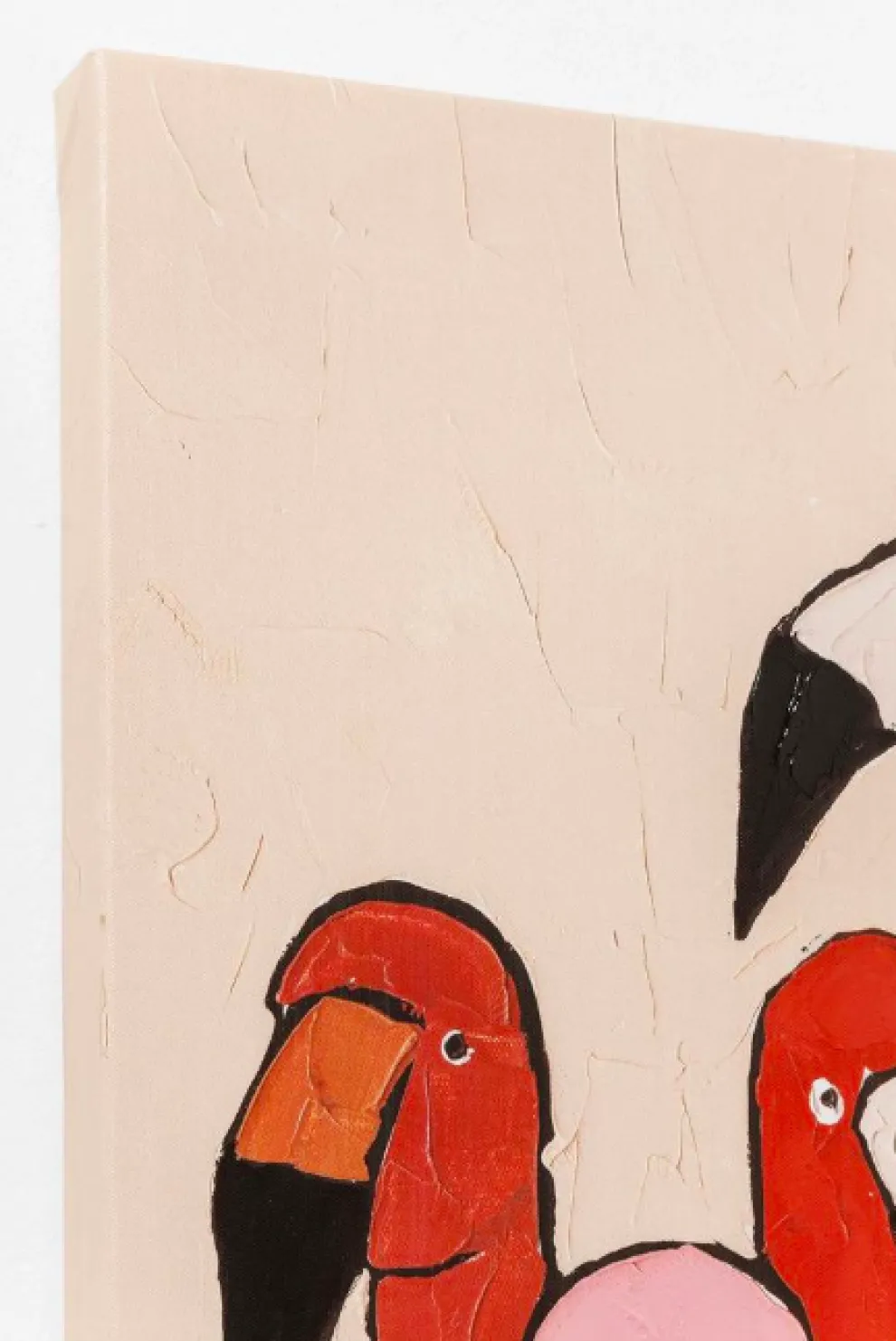 Schilderij Touched Flamingo Meeting 120x90cm