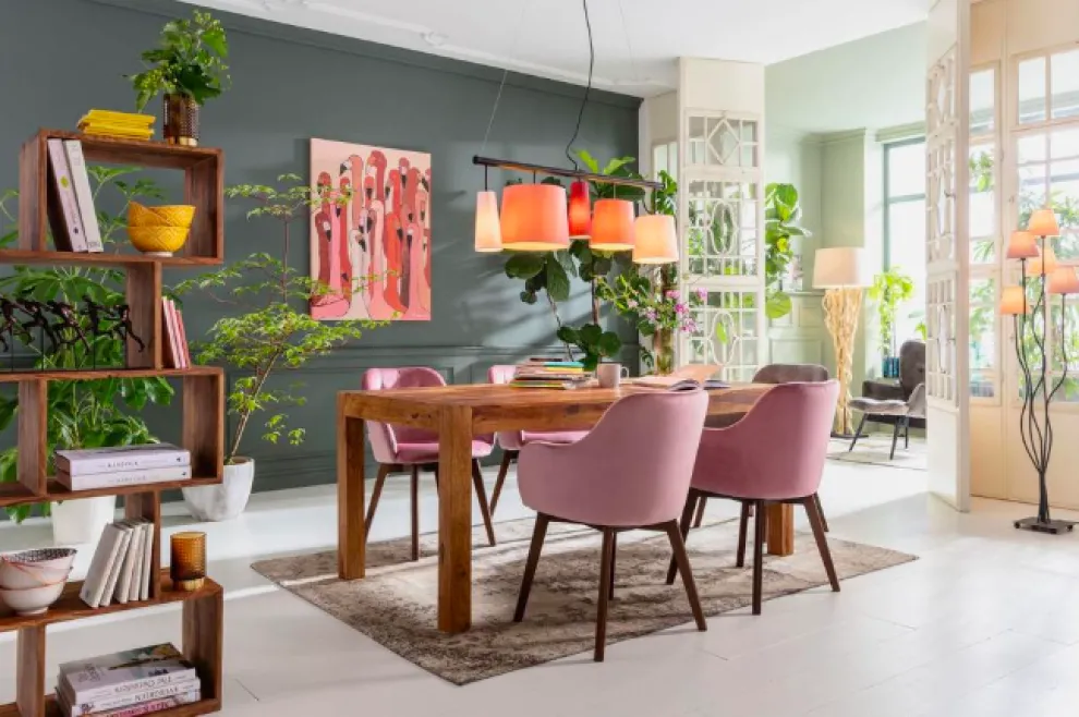 Schilderij Touched Flamingo Meeting 120x90cm