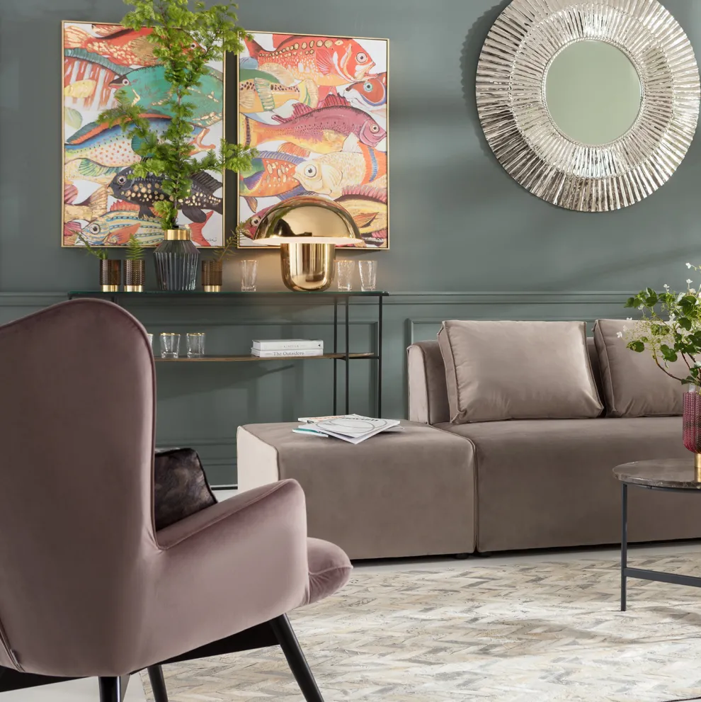 Schilderij Touched Fish Meeting One 100x75cm