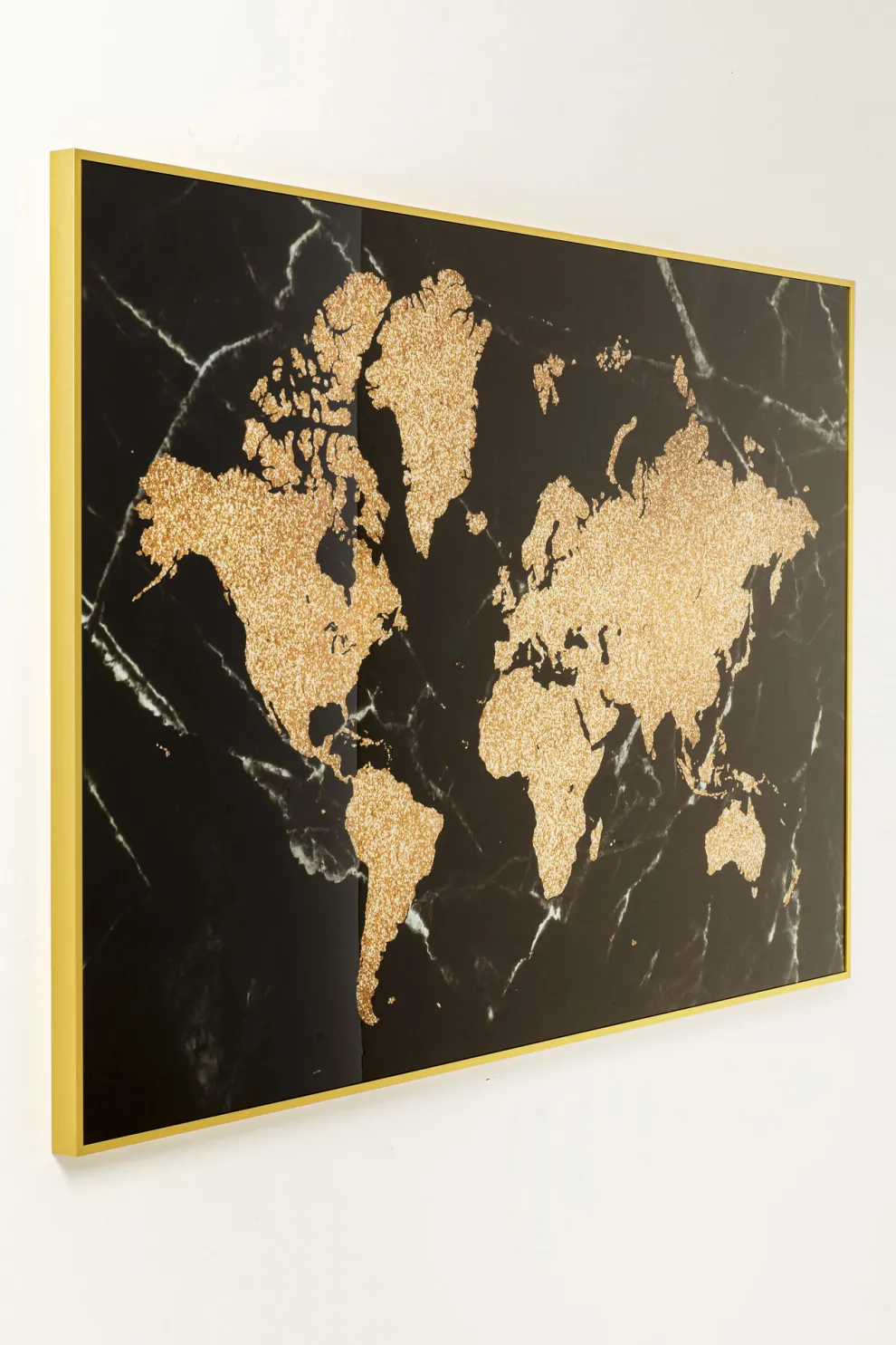 Schilderij World Map 150x100cm