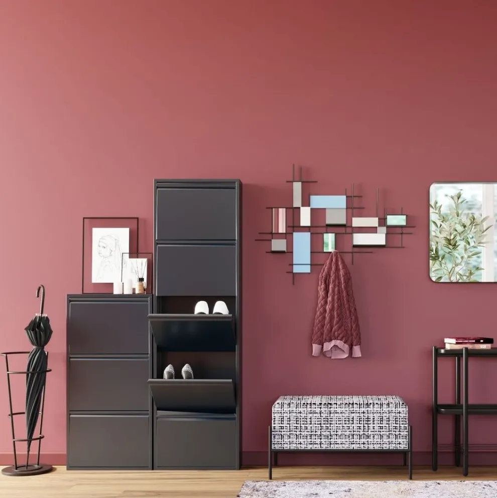 Schoenenkast Caruso 5 Anthrazit (MO)