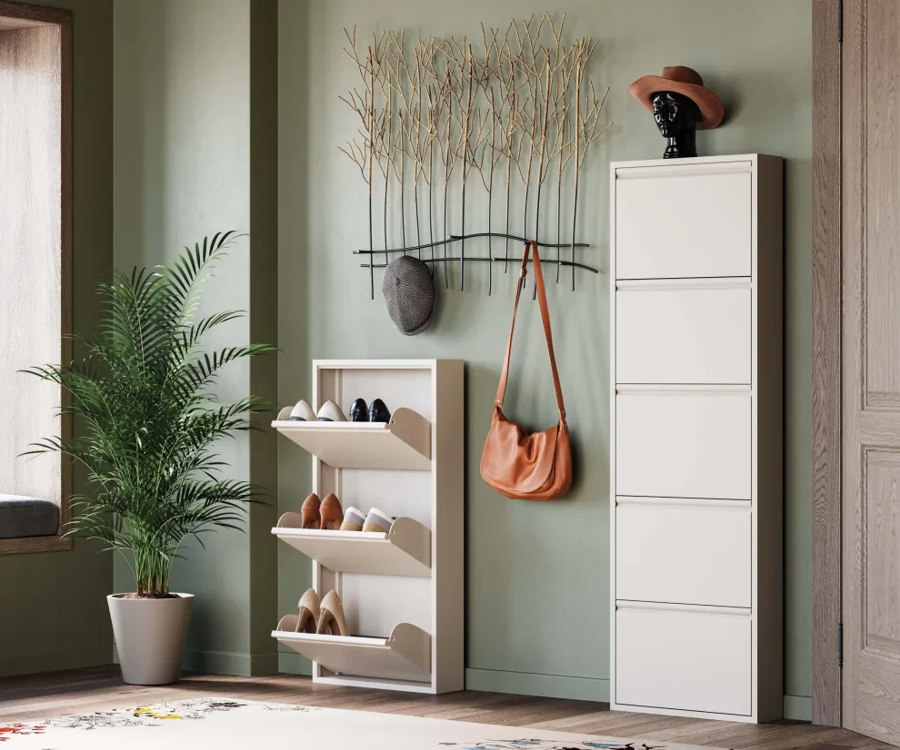 Schoenenkast Caruso 5 Cream (MO)