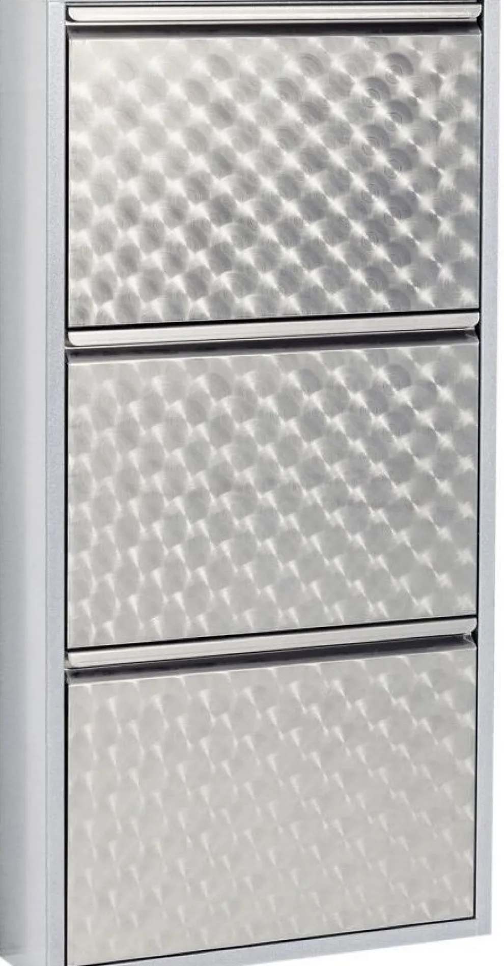 Schoenenkast Caruso 3 Silver Brushed (MO)