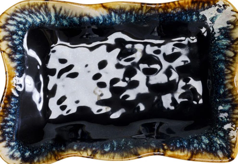 Serveerschaal Lio Dark Blue 17x26cm