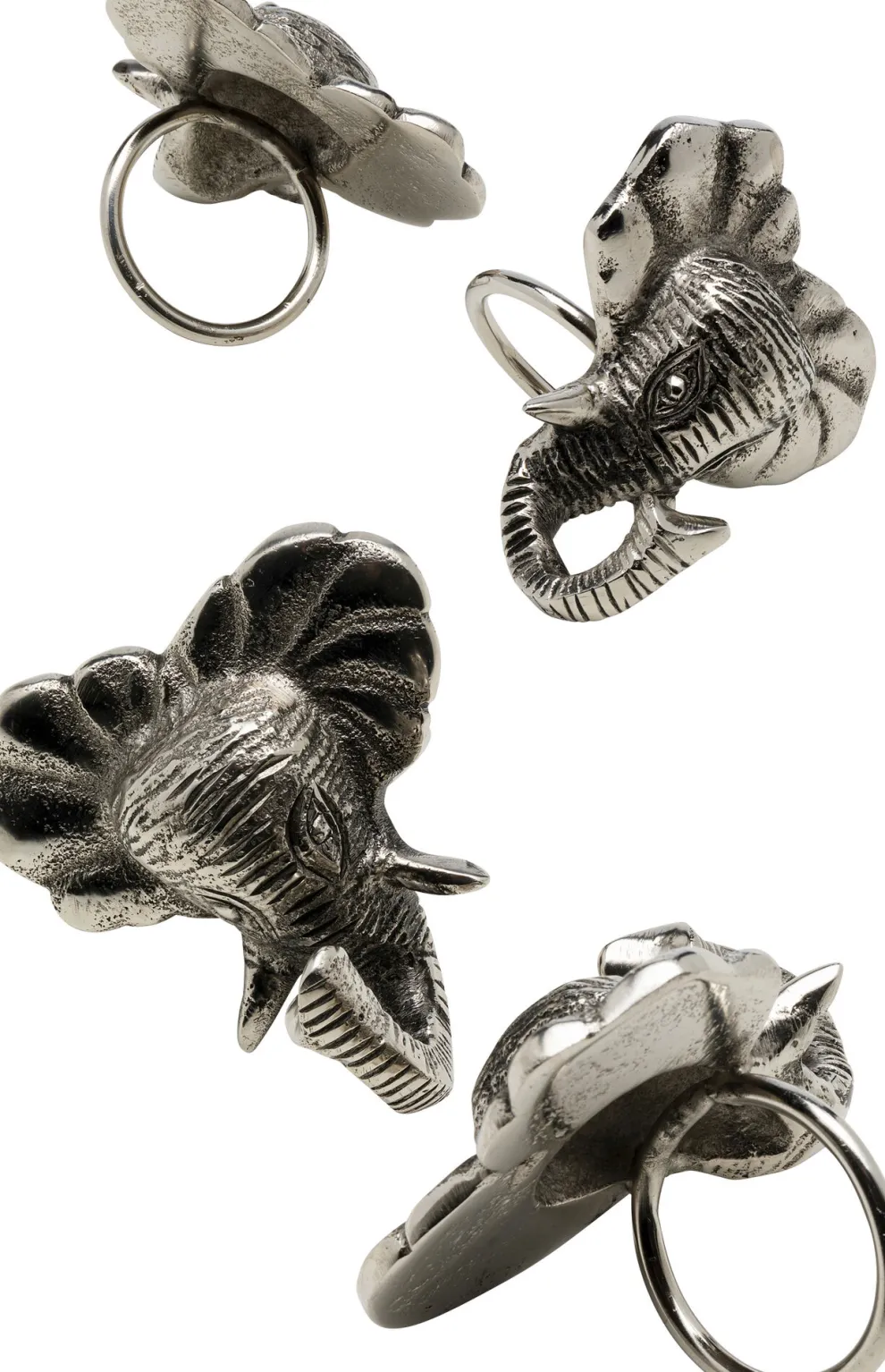 Servetringen Happy Elephants (4/Set)