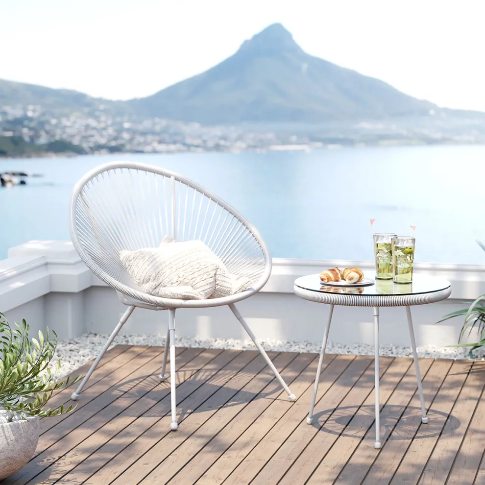 Set Acapulco White (2/parts)