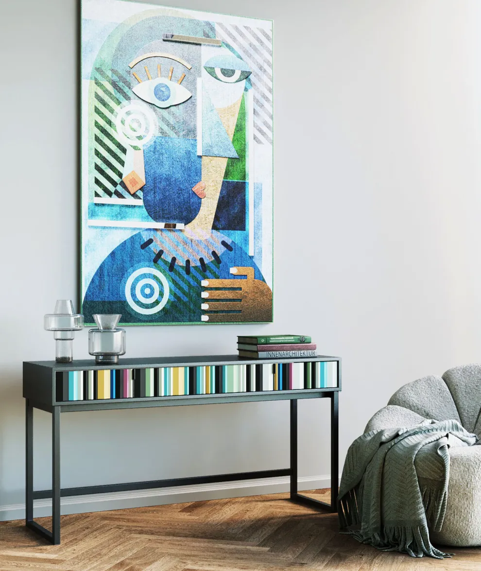 Sidetable Concertina Colore 136x40cm