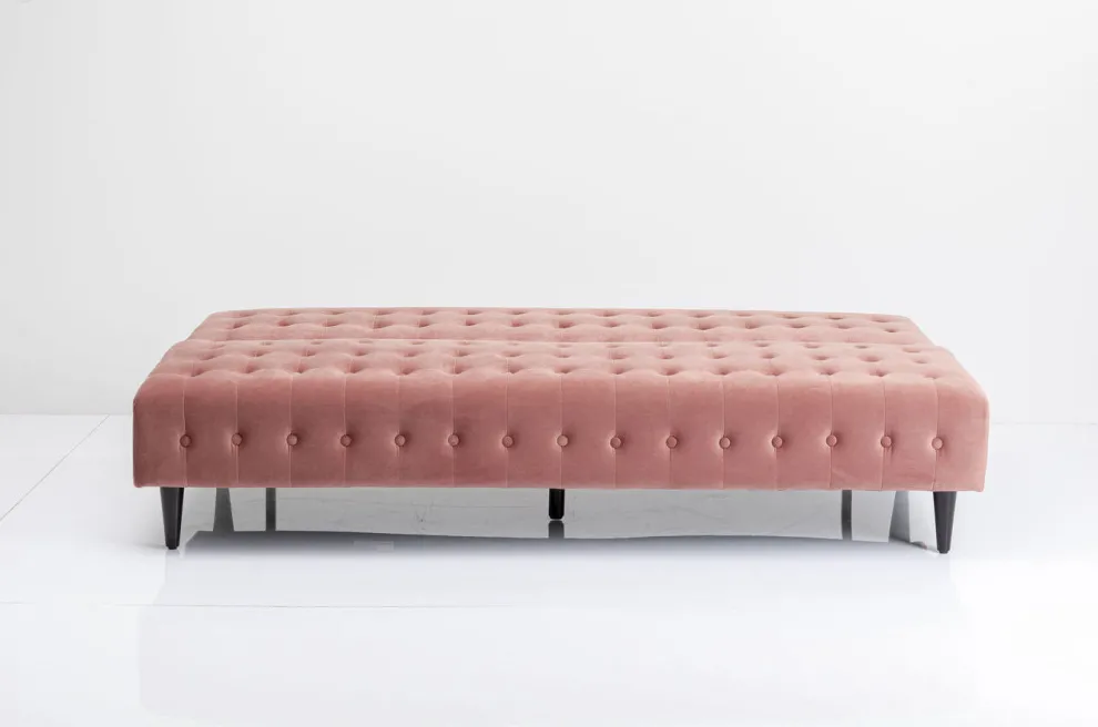 Slaapbank Milchbar Roze 219cm