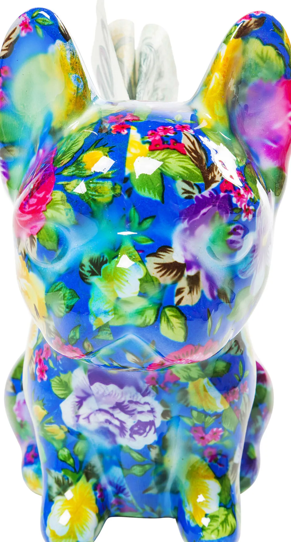 Spaarpot Dog Fiore 12cm Willekeurige Kleur