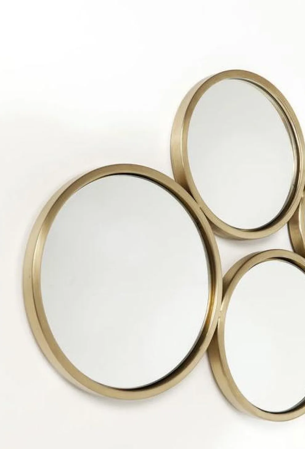 Spiegel Bubbles Messing 138x93cm