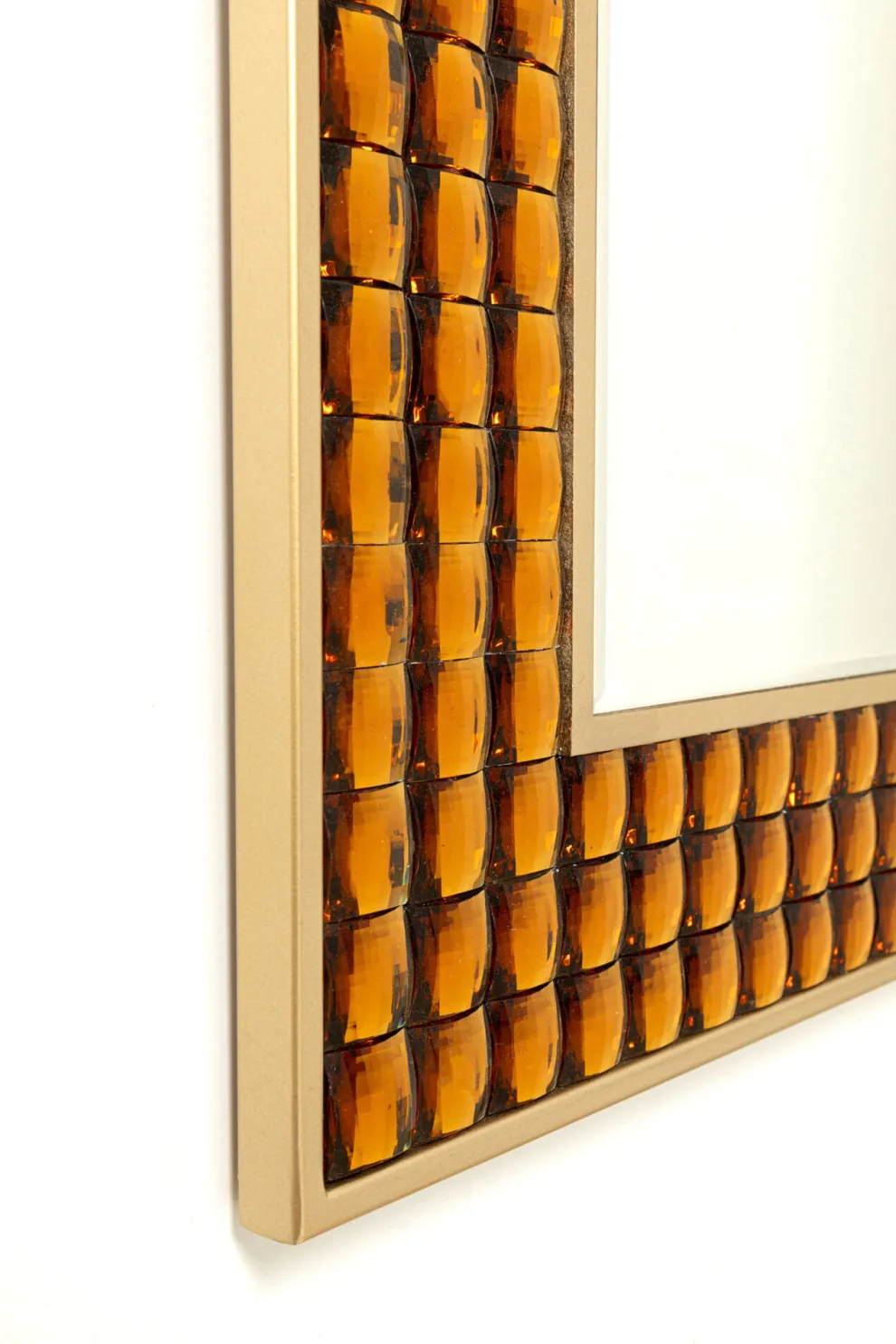 Spiegel Crystals Brass 80x100cm