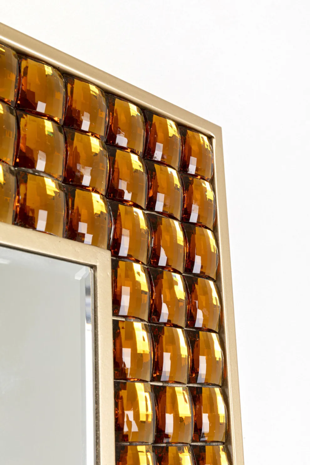 Spiegel Crystals Brass 80x180cm