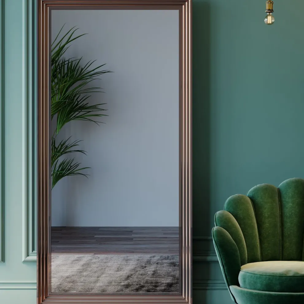 Spiegel Frame Zilver 180x90cm