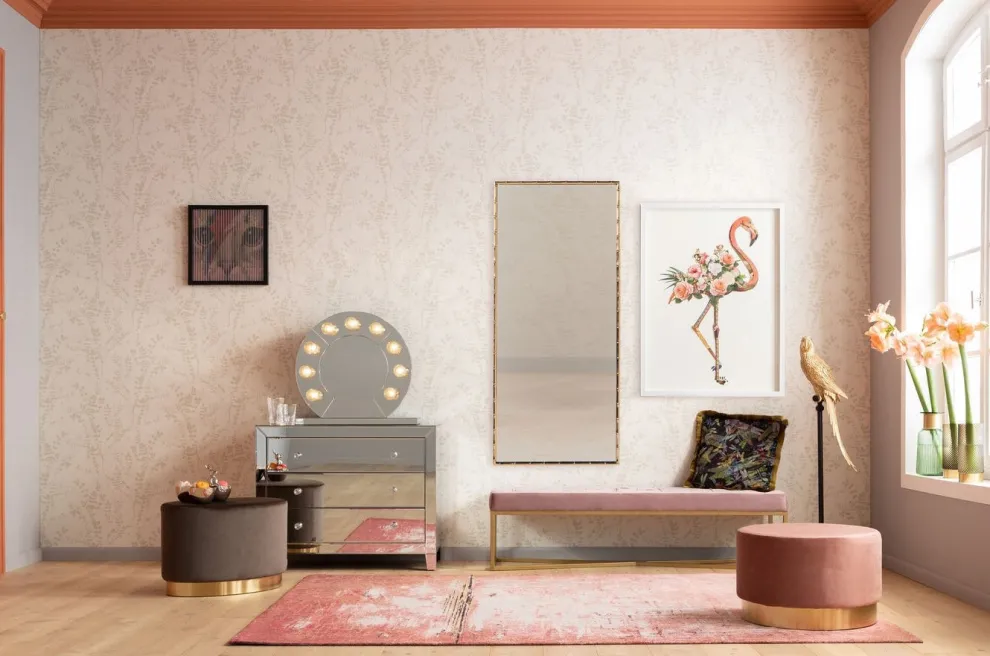 Spiegel Hipster Bamboe 80x180cm