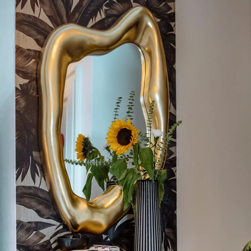 Spiegel Hologram Goud 68x117cm