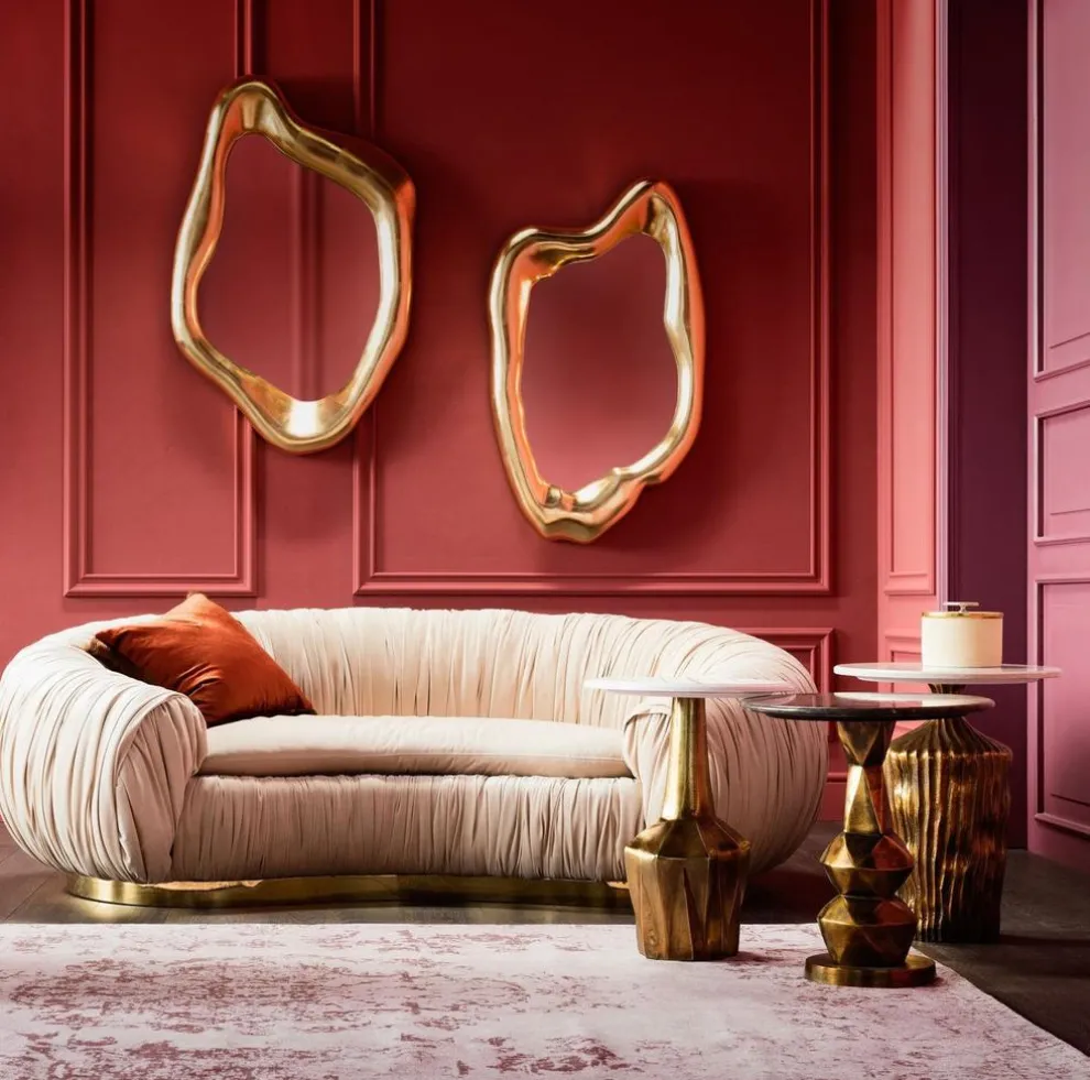 Spiegel Hologram Goud 68x117cm