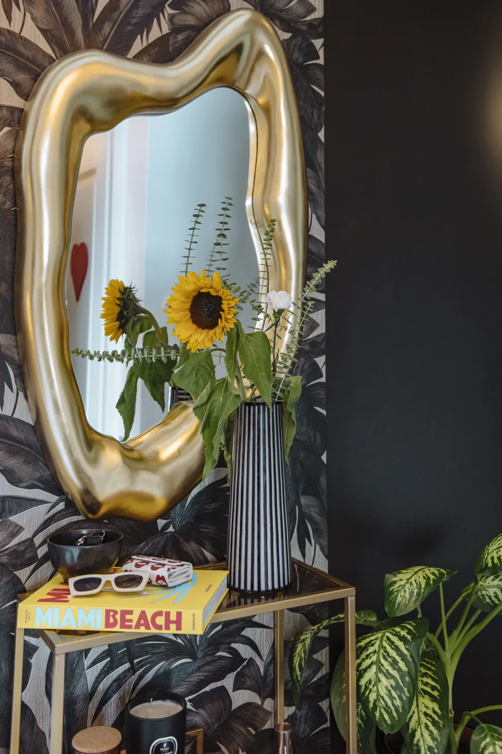 Spiegel Hologram Goud 68x117cm