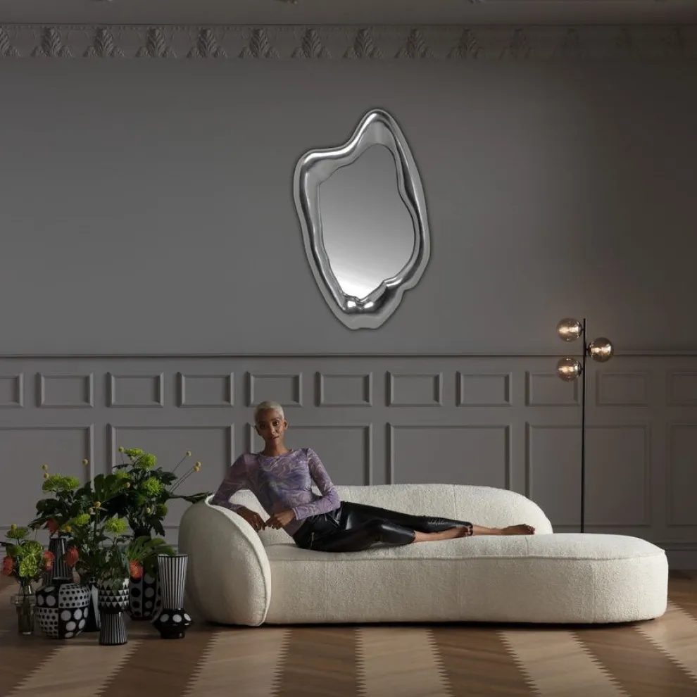 Spiegel Hologram Zilver 117x68cm