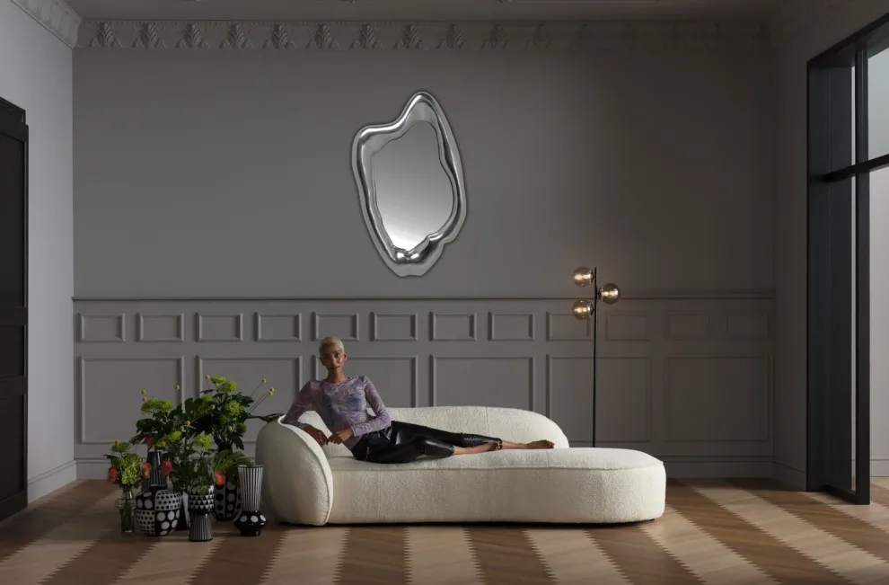 Spiegel Hologram Zilver 117x68cm