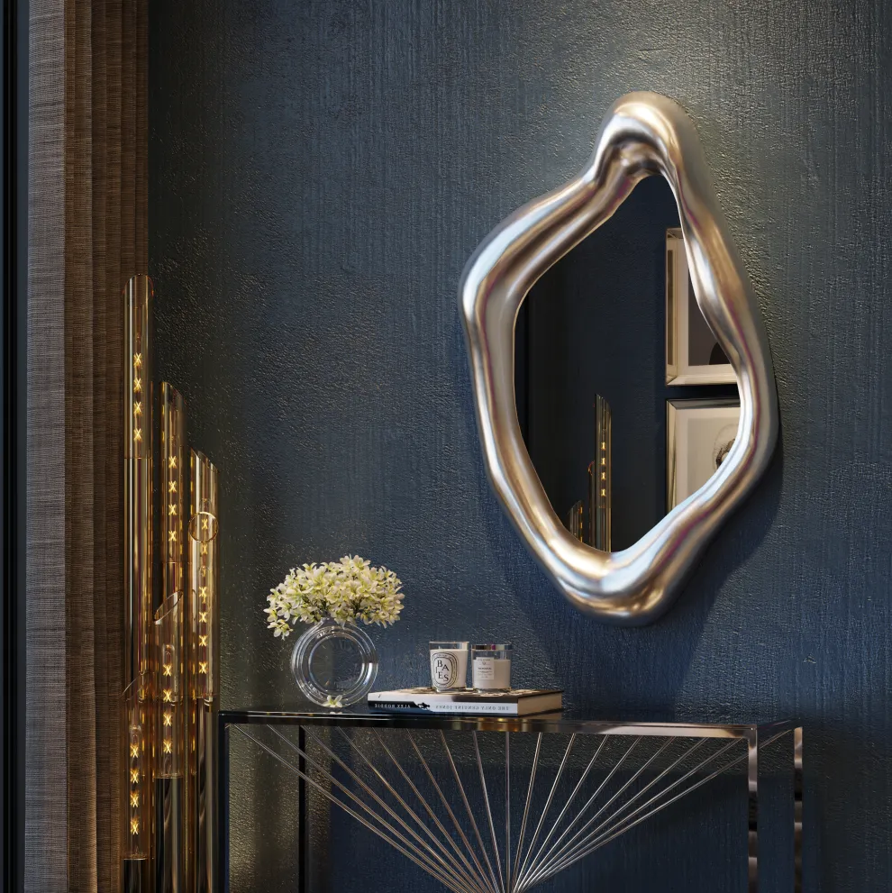 Spiegel Hologram Zilver 119x76cm