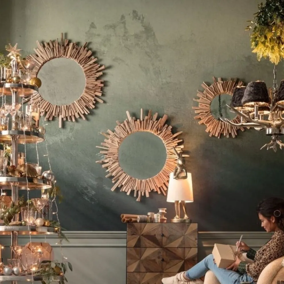 Spiegel Legno Ø82cm