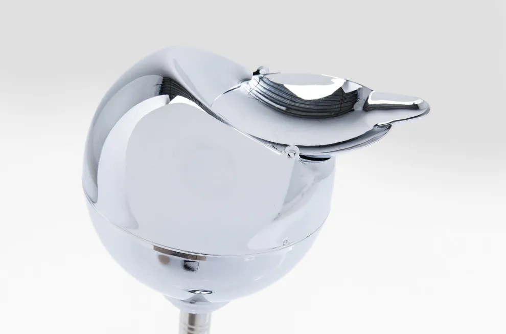 Staande Asbak Spheric Chrome