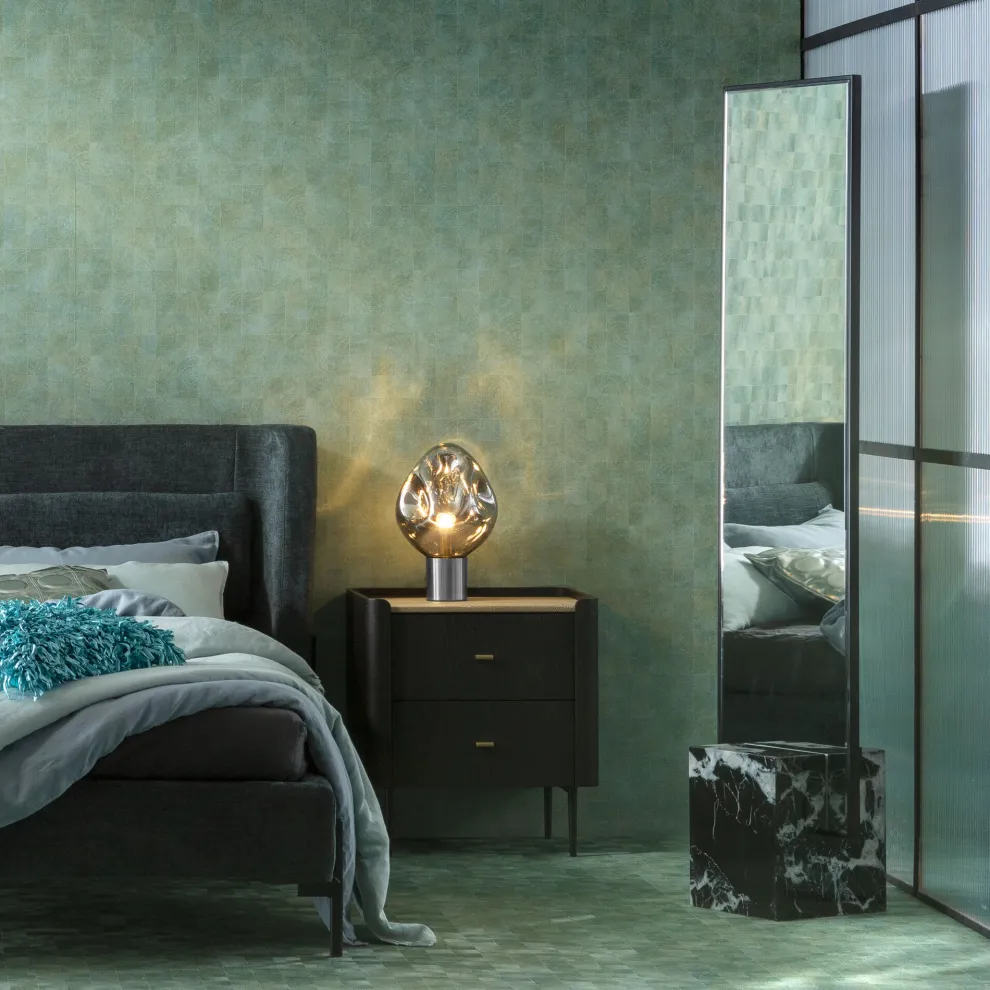 Staande Spiegel Hulda Black 46x180cm