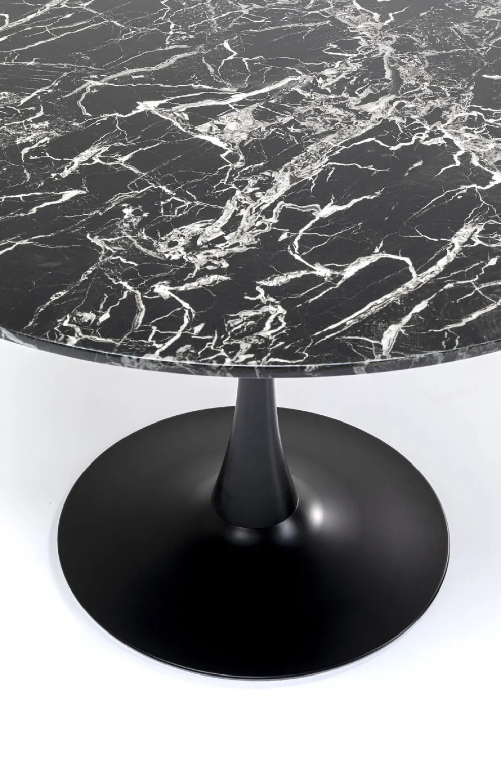 Tafel Veneto Marmer Zwart Ø110cm